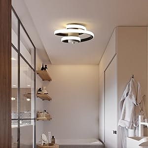 Plafón LED en espiral